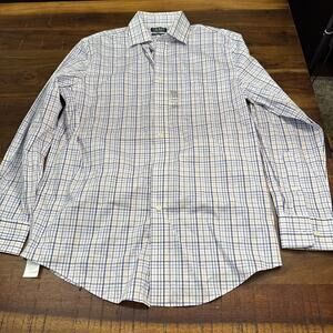 Ralph Lauren Mens Regular Performance Fit 15 32/33 Button Up Long Sleeve NWOT